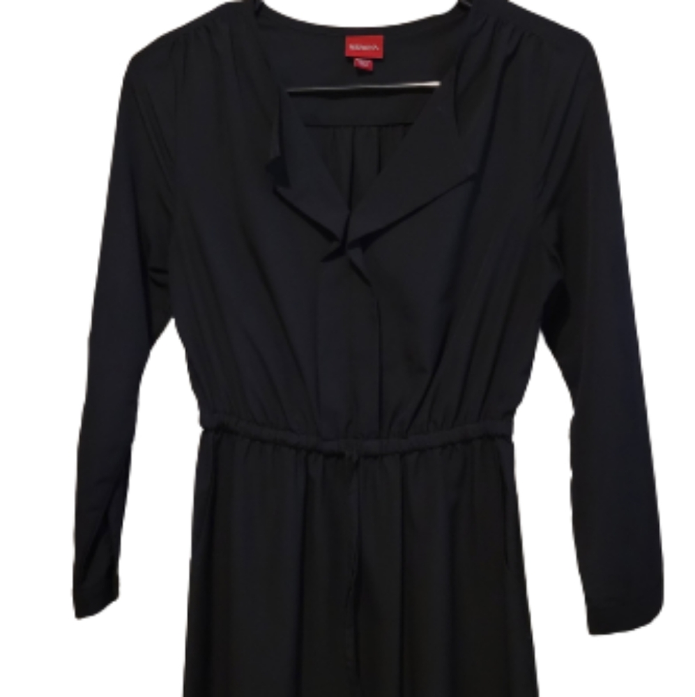 Merona Black Long sleeve Waistband Dress Size XS